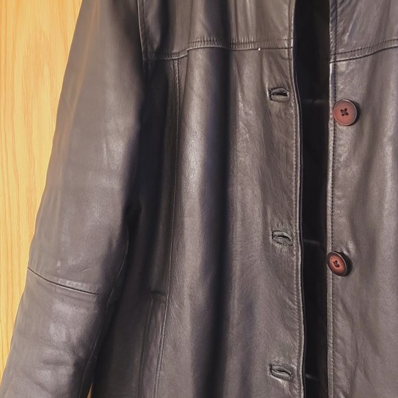 Black leather jacket L - Picture 4 of 12